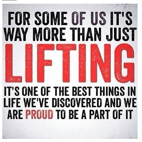 Lifting.